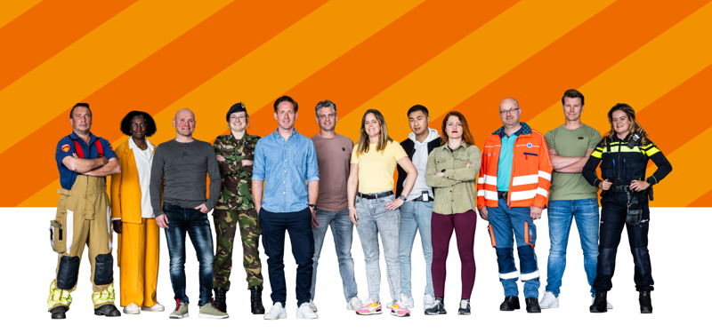 Groepsfoto collega's en partners VRMWB