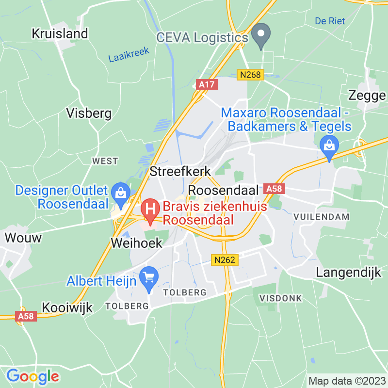 Bekijk de locatie via Google Maps